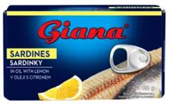  Giana szardínia növényi olajban citrommal 125g