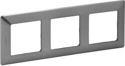 Legrand 754153 VALENA Life keret 3-as inox dekor # (754153)