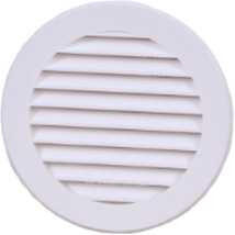 Kanlux VR100 VR100 ventilátor rács fehér színben, kültéri, szívóteljesítménnyel, 100 mm-es, védelemmel, dB-es zajszinttel (Kanlux VR100 ) (VR100)