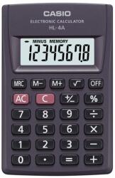 Casio Zsebszámológép 8 digit Casio HL 4 fekete (HL 4) - tintashop