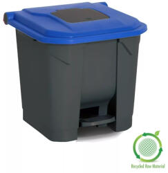 Planet Szemetes kuka pedálos műanyag 30 literes antracit/kék UP225