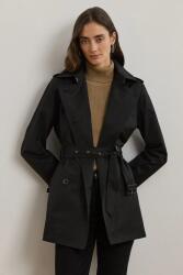 Ralph Lauren kabát női, fekete, átmeneti, kétsoros gombolású, 297967126 - fekete M