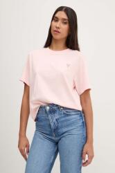 Guess Jeans pamut póló női, rózsaszín, W4YI05 K8HM0 - rózsaszín M