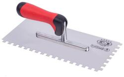 OLEJNIK glettelő fogazott INOX E10 130x280mm ERGO Profi (042101-0072) - hegessz