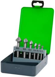 Z-TOOLS kúpsüllyesztő készlet 90° három vágóélű HSS 6r. 6, 3-20, 5 Metal-Box (031601-0083)