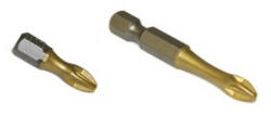 Z-TOOLS 1/4" Pozidriv TORSION bit hegy S2-TiN PZ2x25 ACR 50db (040303-1326) - hegessz