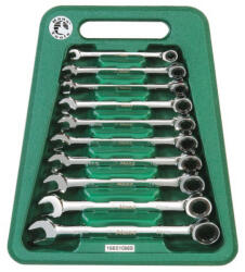 Hans Tools racsnis csillag-villás kulcskészlet 10r. 8-19mm CrV 166510MB (040201-0251)