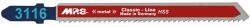  MPS Classic Line egybütykös szúrófűrészlap fémre/plexire HSS 75/2, 0mm 3116-5db (T101A) (031103-0243) - hegessz