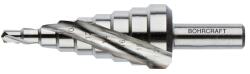 Bohrcraft lépcsős lemezfúró csavart hornyú HSS-E Co5 4-20/2mm 9 lépcsős No. 2A-S (030404-0072) - hegessz