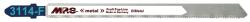 MPS Profi Top Line egybütykös szúrófűrészlap fémre BiM 110/1, 2mm 3114-F-5db (T318AF) (031103-0234) - hegessz