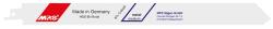 MPS szablyafűrészlap fémre BiM Co8 300x25, 4x0, 9/T2, 5mm 4465-VP-5db (S1226CHF) (031106-0135) - hegessz