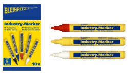 BLEISPITZ festékes, ipari jelölőfilc d4, 0mm fehér 10db No. 0549 (020811-0148)
