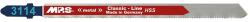  MPS Classic Line egybütykös szúrófűrészlap fémre HSS 110/1, 2mm 3114-5db (T318A) (031103-0225) - hegessz