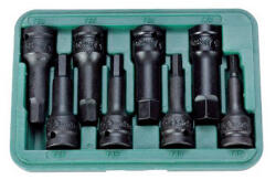Hans Tools 1/2" gépi imbusz dugókulcsfej készlet 8r. SW6-SW19 CrMo 846016-8M (060103-0163) - hegessz