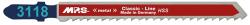  MPS Classic Line egybütykös szúrófűrészlap fémre HSS 75/3, 0mm 3118-5db (T127D) (031103-0227) - hegessz