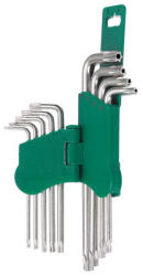 HANS furatos TORX kulcs készlet hosszú 9r. TH10-TH50 16753-29TH (040208-0024)