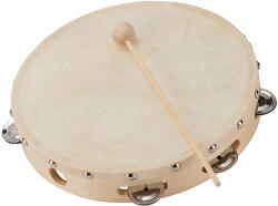 Soundsation ST1R-10 - 10" juharfa csörgődob természetes bőrrel és csörgőkkel - D983D