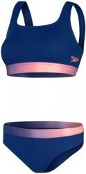 Speedo Textured Deep U-Back 2 Piece Ammonite/Coral/Miami