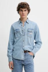 Guess Jeans pamut ing galléros, regular, M5GH56 D5M82 - kék XXL