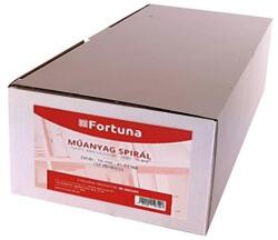 Fortuna Iratspirál műanyag FORTUNA 10mm 41-55 lap fekete 100/dob (09.0052201) - fotoland
