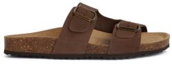 Geox bőr papucs D BRIONIA barna, női, D35LSL 00032 C6009 - barna Női 36