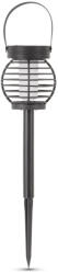 Entac Multifunkcionális Kerti Szolár Lámpa Láng Effekttel, átmérő 10cm, 12db WW SMD LED, 12db/kínáló
