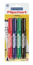 Centropen Flipchart filc marker 4 darabos szett 8550/4