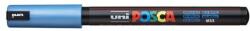 uni Dekormarker, 0, 7 mm, UNI "Posca PC-1MR", metálkék (TUPC1MRMK) - fiorex