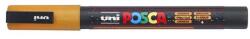 uni Dekormarker, 0, 9-1, 3 mm, UNI"Posca PC-3ML", fényes narancs (TUPC3MFN) - fiorex