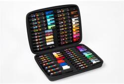 uni Dekormarker-készlet, táskában, UNI "Posca", 40 darabos (TUPC40DB)