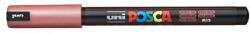 uni Dekormarker, 0, 7 mm, UNI "Posca PC-1MR", metálpiros (TUPC1MRMP) - fiorex