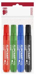 ICO Flipchart marker készlet, 1-3 mm, kúpos, ICO "Artip 11 XXL", 4 különböző szín (TICA11XV4) - fiorex