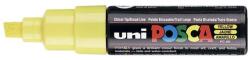 uni Dekormarker, 8 mm, vágott, UNI "Posca PC-8K", sárga (TUPC8KS) - fiorex