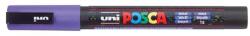 uni Dekormarker, 0, 9-1, 3 mm, UNI "Posca PC-3ML", fényes lila (TUPC3MLL) - fiorex