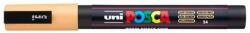 uni Dekormarker, 0, 9-1, 3 mm, UNI "Posca PC-3M", világos narancssárga (TUPC3MVN) - fiorex