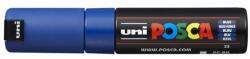 uni Dekormarker, 8 mm, vágott, UNI "Posca PC-8K", kék (TUPC8KK)