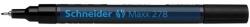 Schneider Lakkmarker, 0, 8 mm, SCHNEIDER "Maxx 278", fekete (TSC278FK) - fiorex