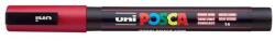 uni Dekormarker, 0, 9-1, 3 mm, UNI "Posca PC-3M", sötétpiros (TUPC3MSP) - fiorex