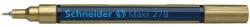 Schneider Lakkmarker, 0, 8 mm, SCHNEIDER "Maxx 278", arany (TSC278AR) - fiorex