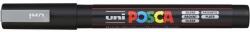 uni Dekormarker, 0, 9-1, 3 mm, UNI "Posca PC-3M", ezüst (TUPC3ME) - fiorex
