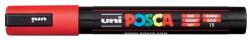uni Dekormarker, 1, 8-2, 5 mm, UNI "Posca PC-5M", piros (TUPC5MP) - fiorex