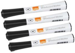 Nobo Táblamarker, kúpos hegyű, 1 mm, NOBO "Glide", fekete (VN5392) - fiorex
