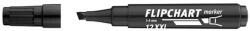 ICO Flipchart marker, 1-4 mm, vágott, ICO "Artip 12 XXL", fekete (TICA12XFK) - fiorex