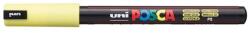uni Dekormarker, 0, 7 mm, UNI "Posca PC-1MR", napsárga (TUPC1MRNS)