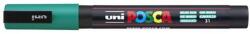uni Dekormarker, 0, 9-1, 3 mm, UNI "Posca PC-3M", smaragdzöld (TUPC3MSM) - fiorex