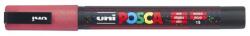uni Dekormarker, 0, 9-1, 3 mm, UNI"Posca PC-3ML", fényes piros (TUPC3MFP) - fiorex