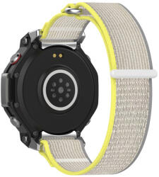 RMPACK Amazit T-Rex 3 Pótszíj Szövet Óraszíj Sport Minimal Style Sárga-Szürke