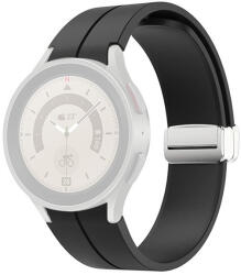 RMPACK Samsung Galaxy Watch 7 44mm 40mm Szilikon Sport Szíj Szilikon Fekete