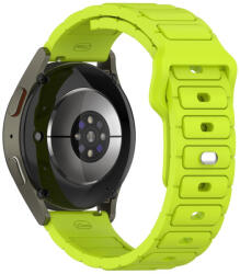 RMPACK Samsung Galaxy Watch 7 44mm 40mm Szilikon Pótszíj - Business Edition Lime