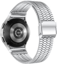RMPACK Samsung Galaxy Watch 7 44mm 40mm Fémszíh Óraszíj Pótszíj - Elegant Style - Ezüst